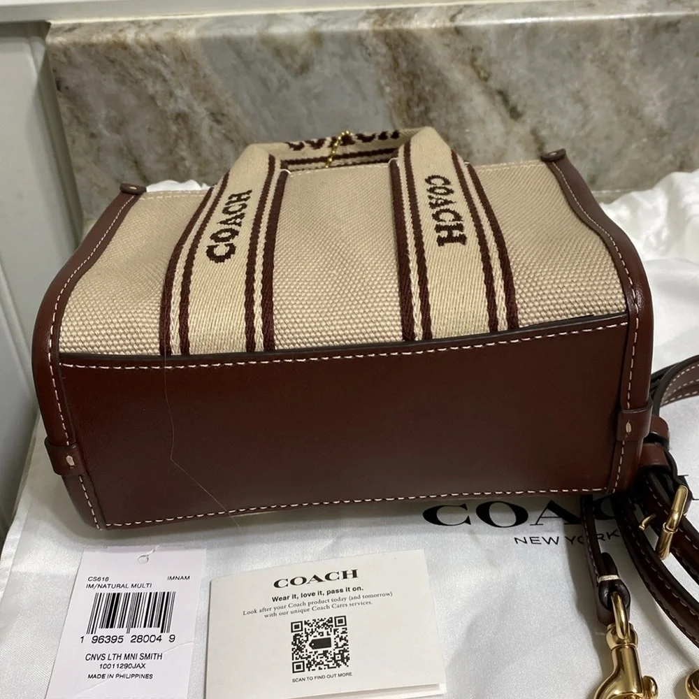 NWT Coach Mini Smith Tote - Picture 7 of 8